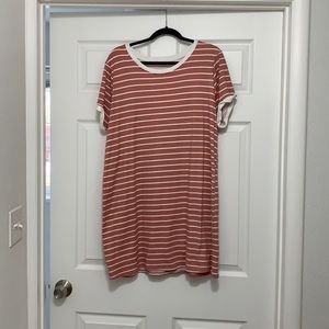 Never worn, Pink Lily, pink t shirt dress!